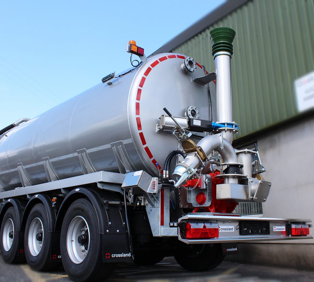 Slurry transport tanker - Crossland Tankers - Slurry Tankers - UK & Ireland